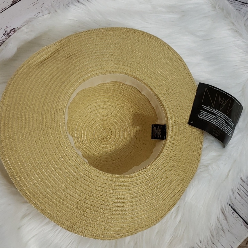 Iman Global Chic Floppy Hat NWT - Picture 5 of 7